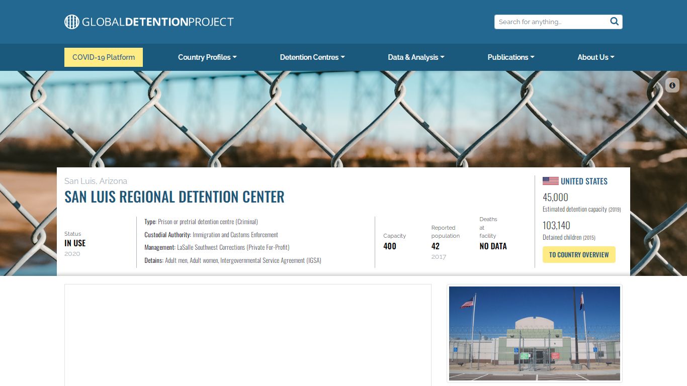San Luis Regional Detention Center – Global Detention ...